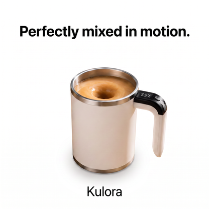 KULORA  SmartMix Pro™ – Automatic Self-Stirring Coffee Mug