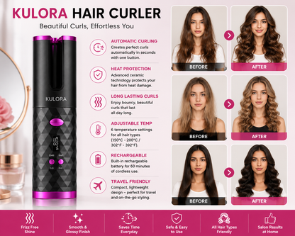 Kulora™ Hair Curler Your Perfect Hair, Anytime.
