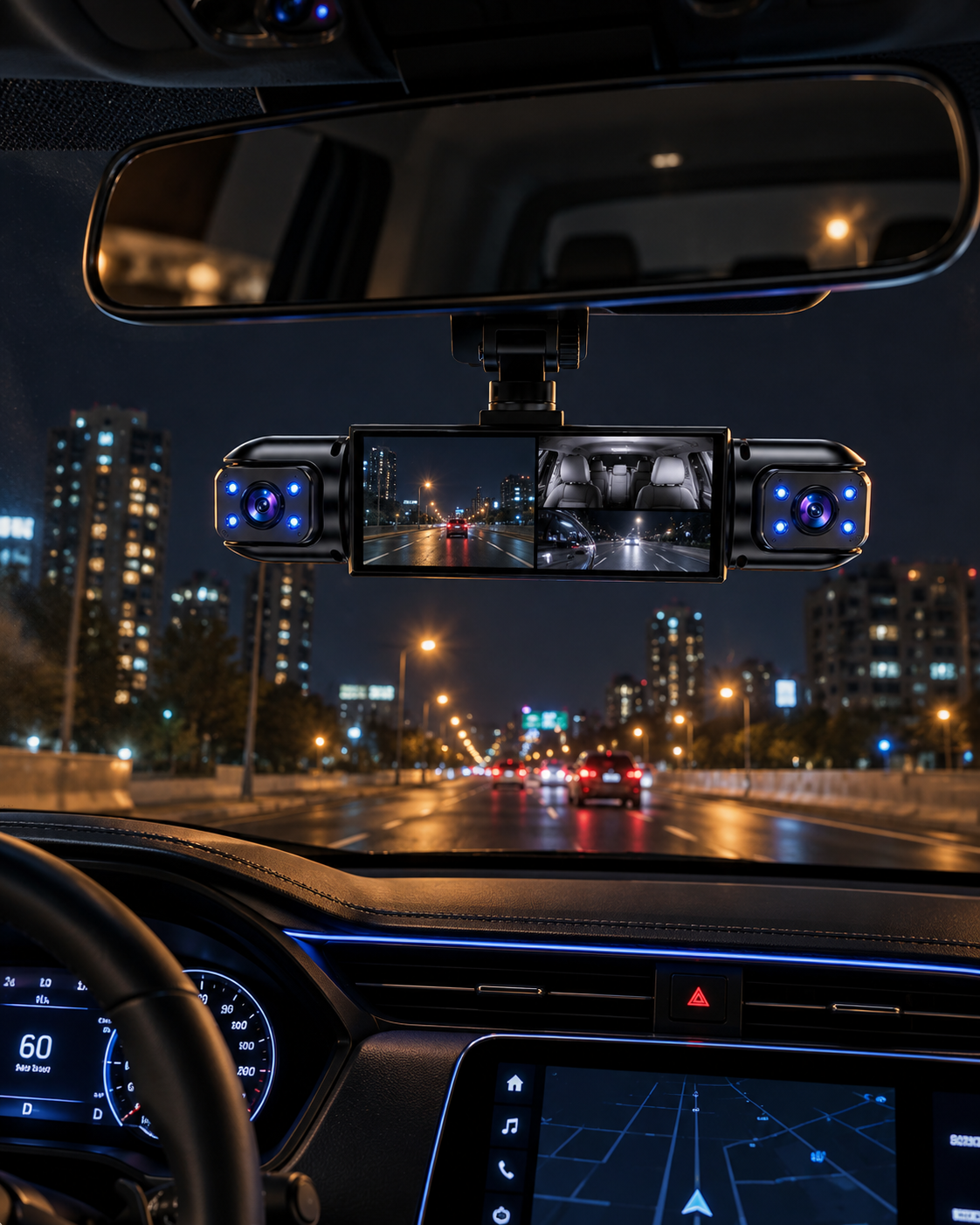 Optional High-definition Panoramic Dashcam